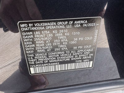 2023 Volkswagen Atlas 3.6L V6 SE w/Technology