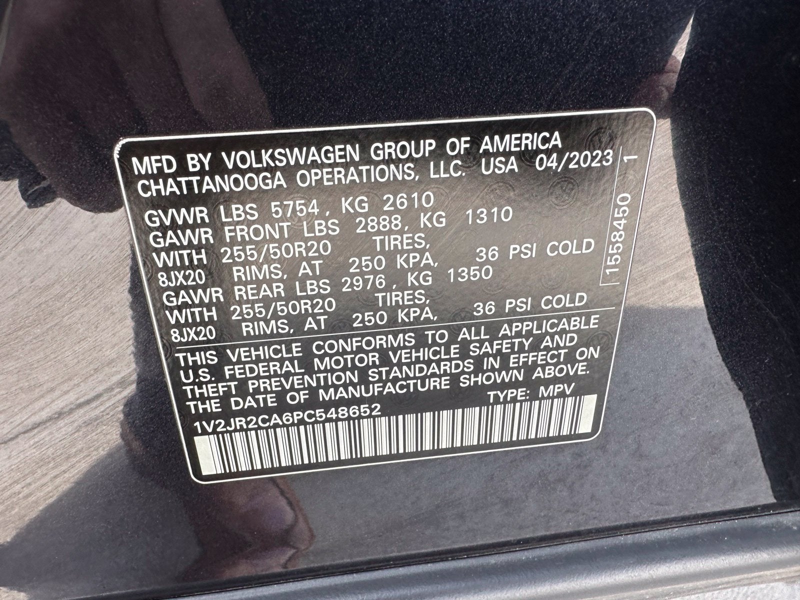 2023 Volkswagen Atlas 3.6L V6 SE w/Technology
