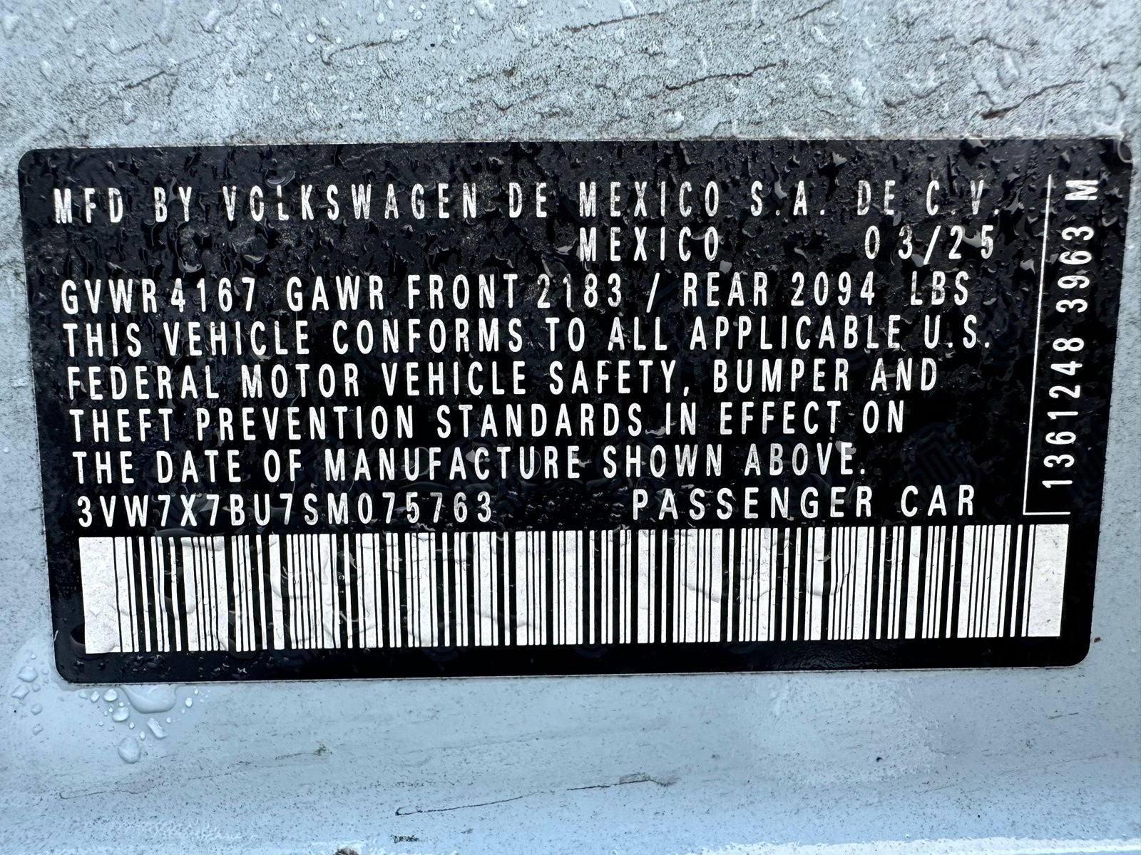 2025 Volkswagen Jetta 1.5T SE