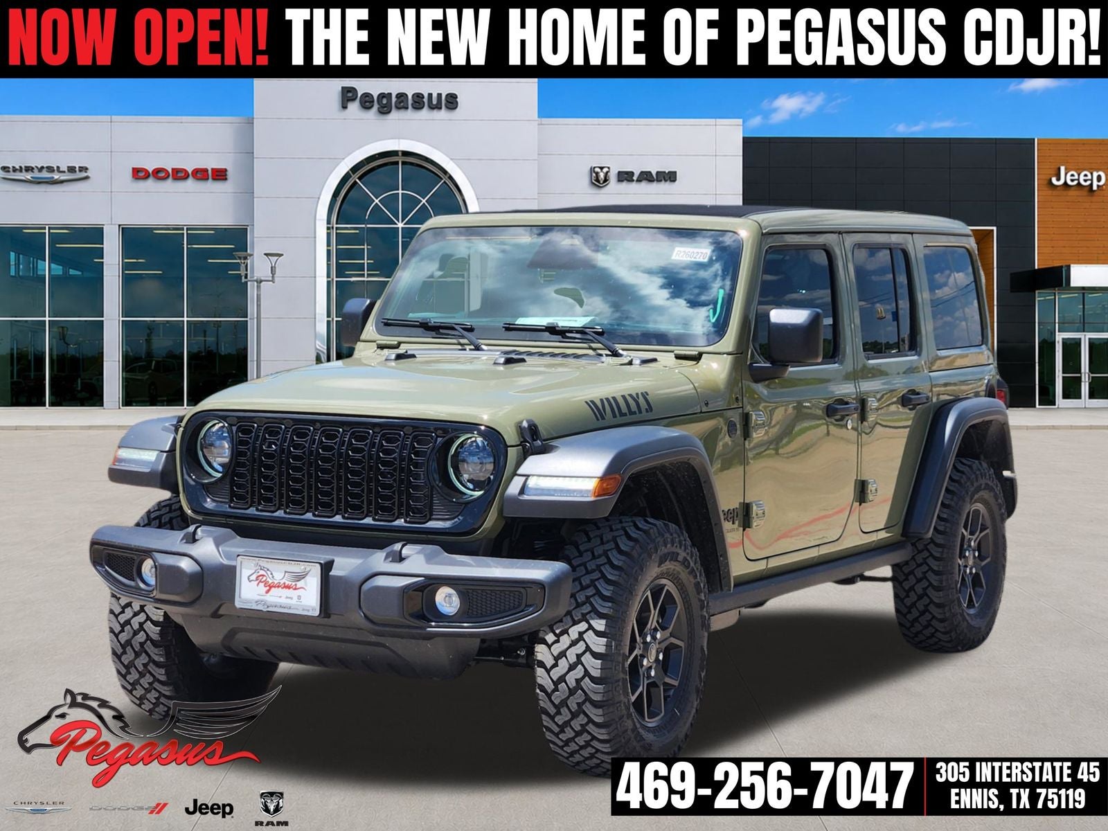 2026 Jeep Wrangler WRANGLER 4-DOOR WILLYS