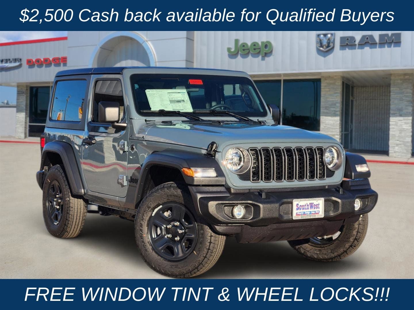 2026 Jeep Wrangler WRANGLER 2-DOOR SPORT