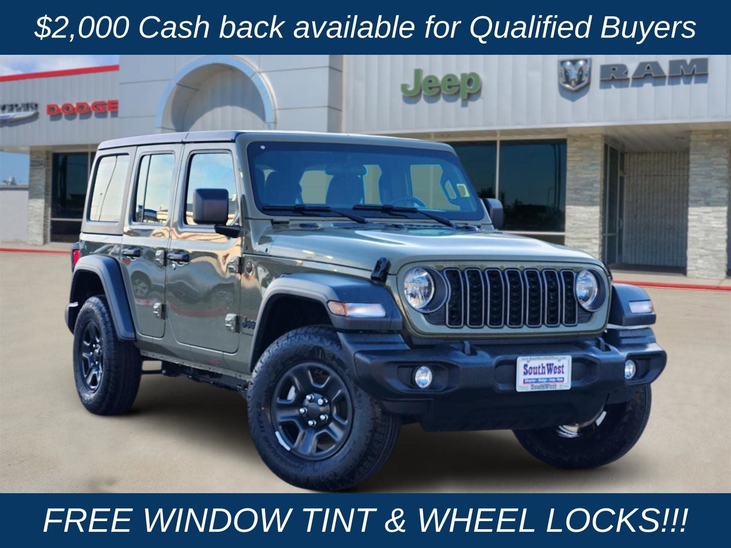 2026 Jeep Wrangler WRANGLER 4-DOOR SPORT