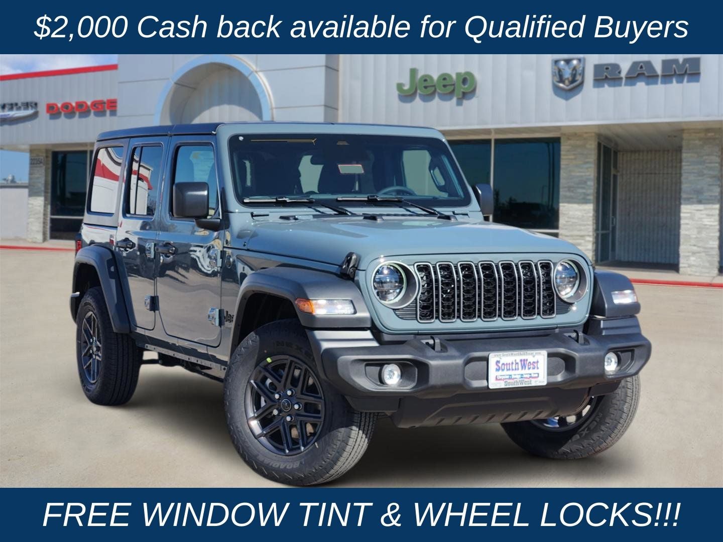 2026 Jeep Wrangler WRANGLER 4-DOOR SPORT S