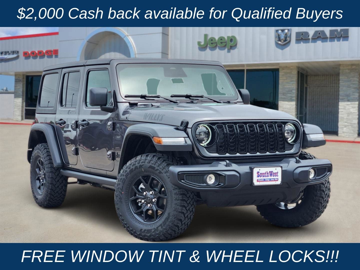 2026 Jeep Wrangler WRANGLER 4-DOOR WILLYS