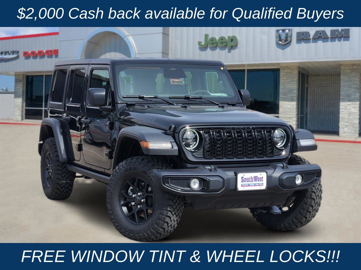 2026 Jeep Wrangler WRANGLER 4-DOOR WILLYS