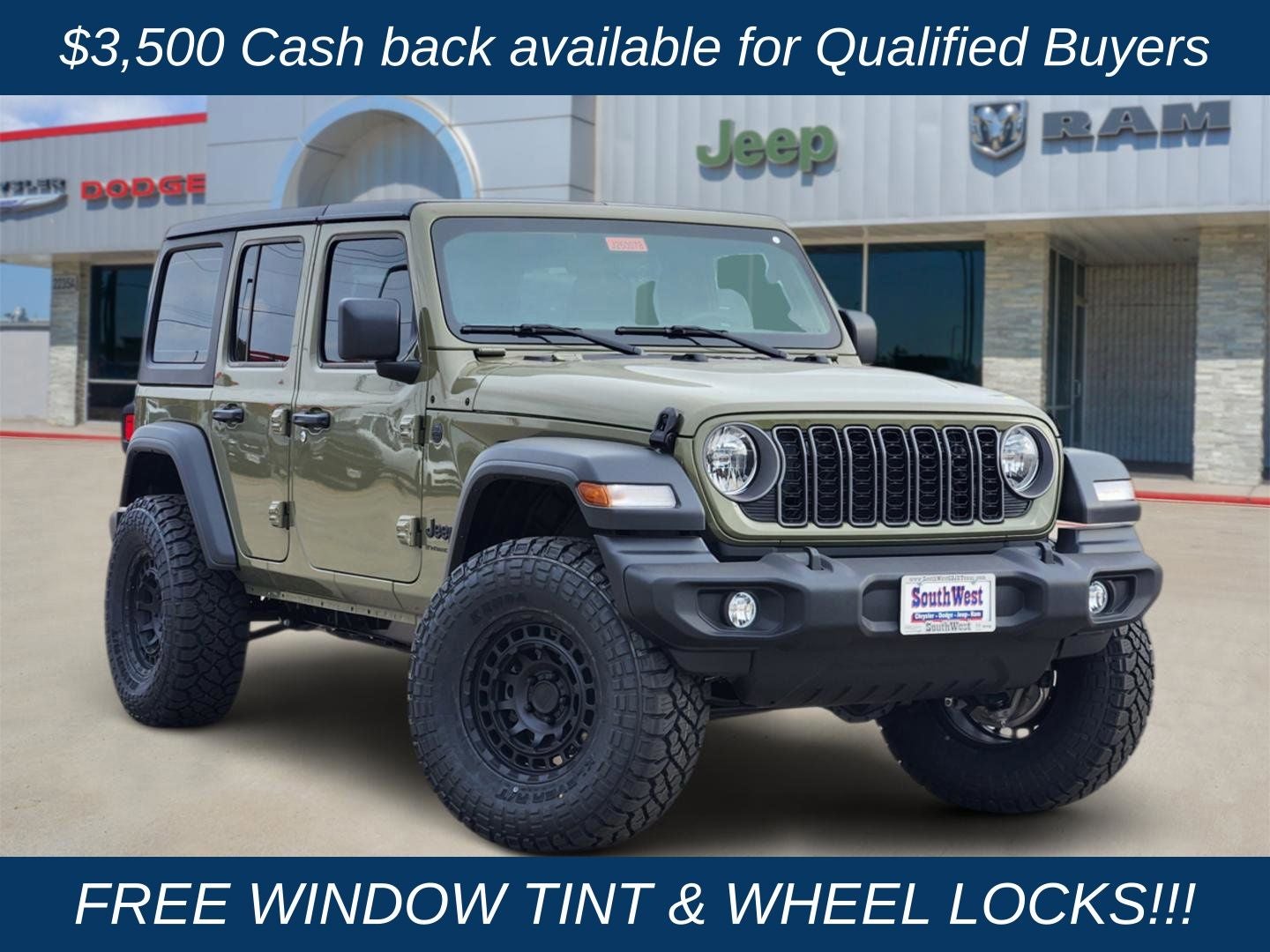 2026 Jeep Wrangler WRANGLER 4-DOOR SPORT