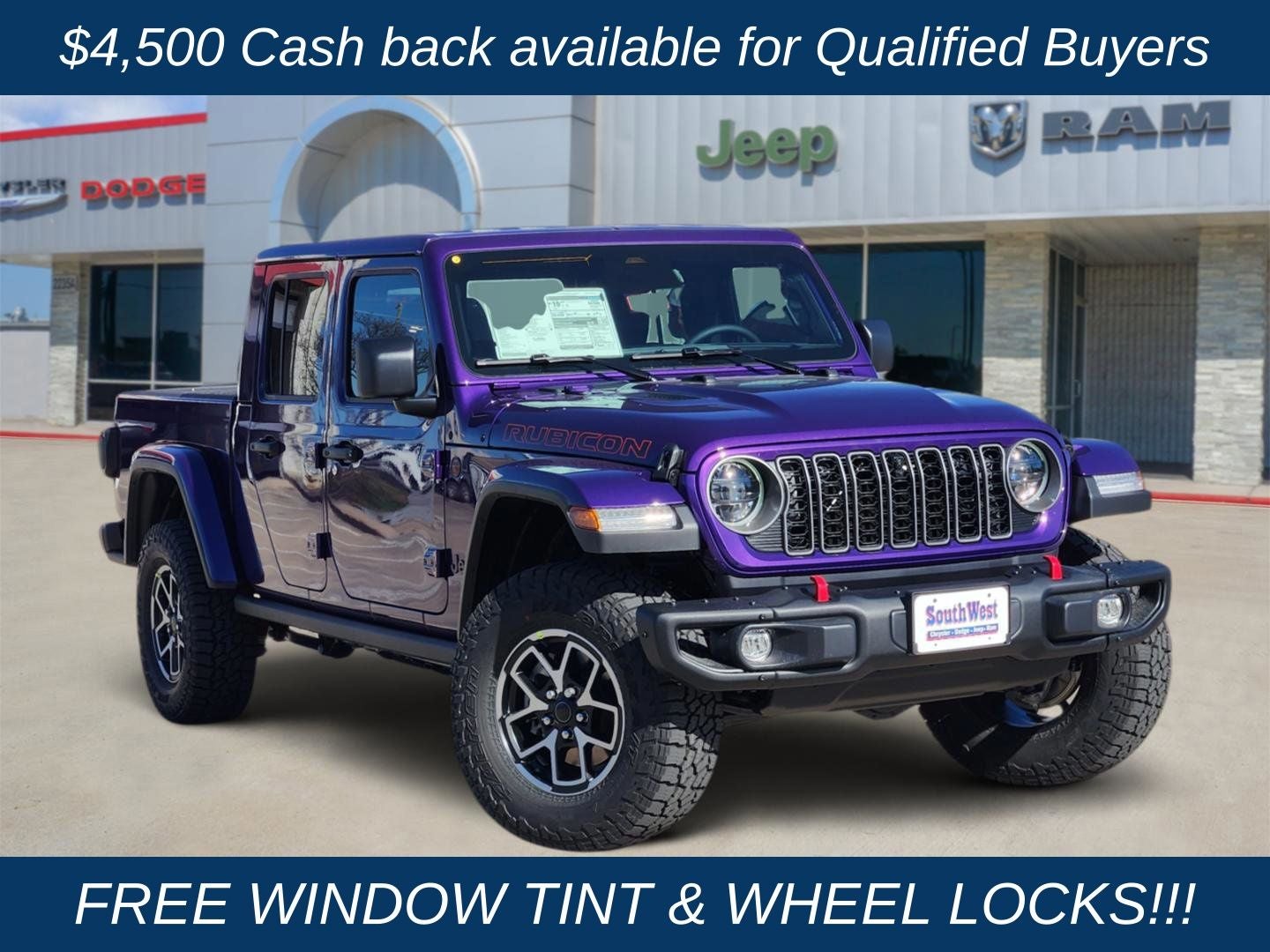 2026 Jeep Gladiator GLADIATOR RUBICON X 4X4