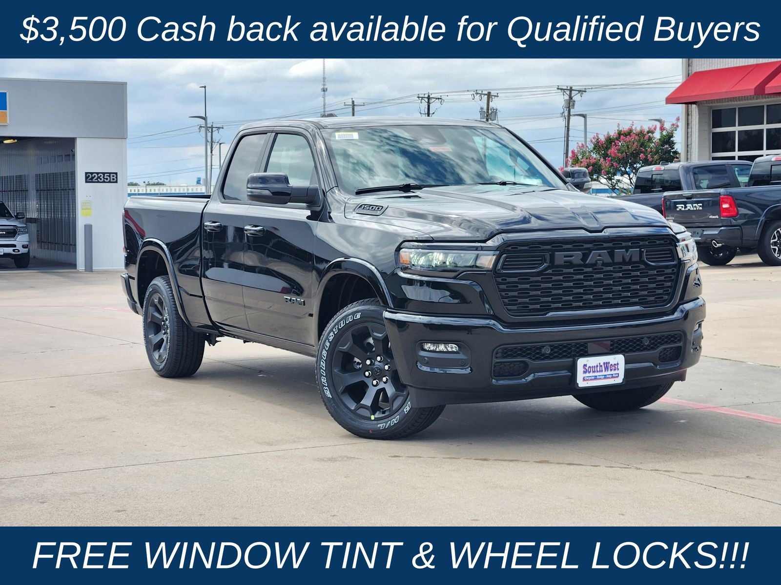 2026 RAM Ram 1500 RAM 1500 LONE STAR QUAD CAB 4X2 6'4' BOX