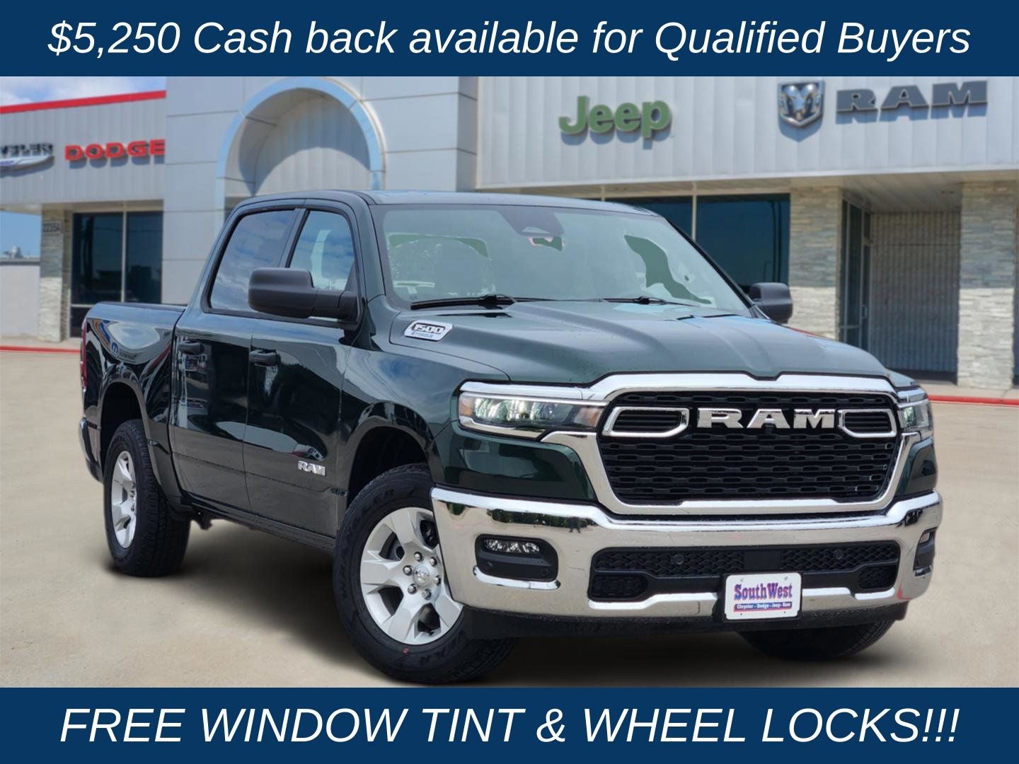 2026 RAM Ram 1500 RAM 1500 LONE STAR CREW CAB 4X2 5'7' BOX