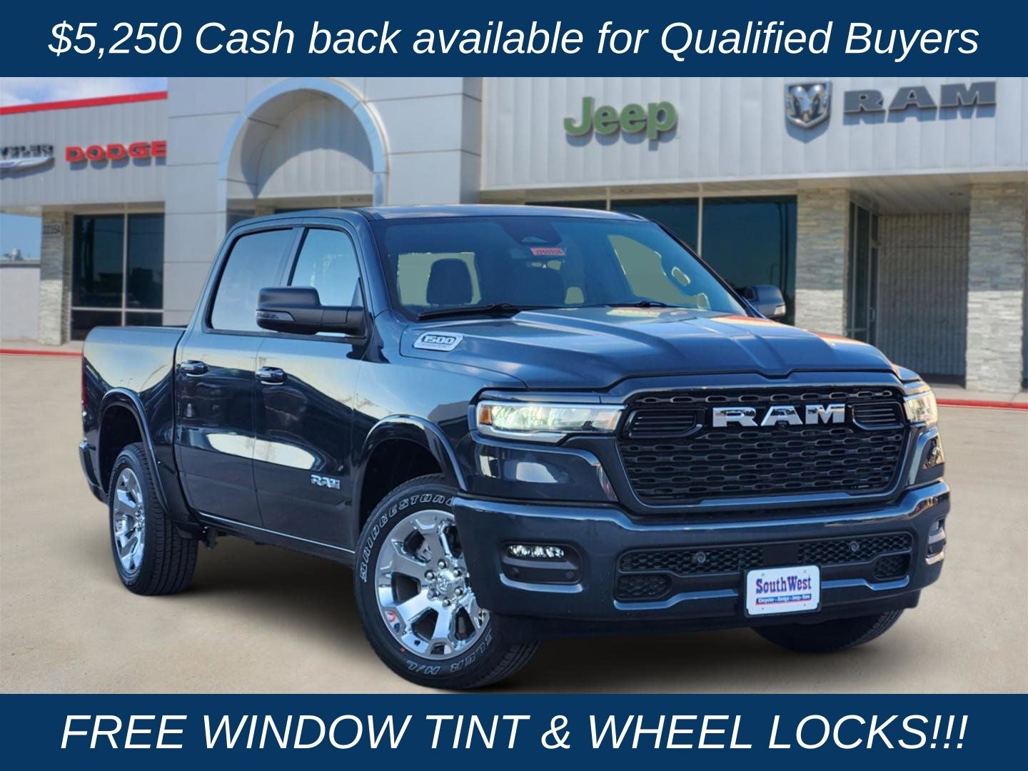 2026 RAM Ram 1500 RAM 1500 LONE STAR CREW CAB 4X2 5'7' BOX