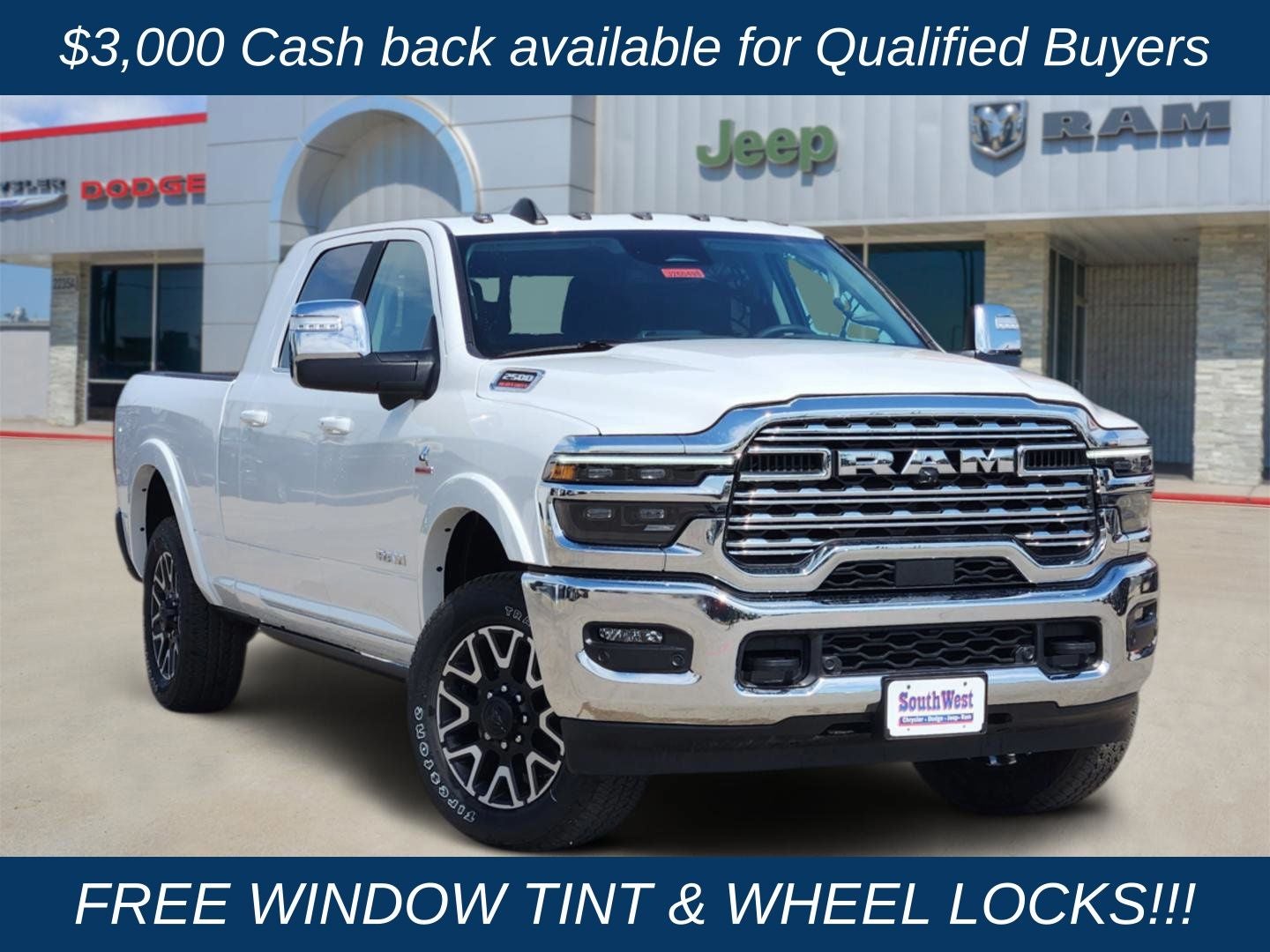 2026 RAM Ram 2500 RAM 2500 LIMITED LONGHORN MEGA CAB 4X4 6'4' BOX