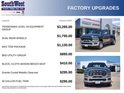 2026 RAM Ram 3500 RAM 3500 TRADESMAN CREW CAB 4X4 8' BOX
