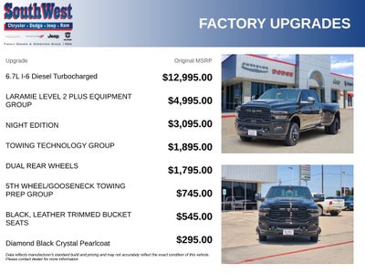 2026 RAM Ram 3500 RAM 3500 LARAMIE CREW CAB 4X4 8' BOX