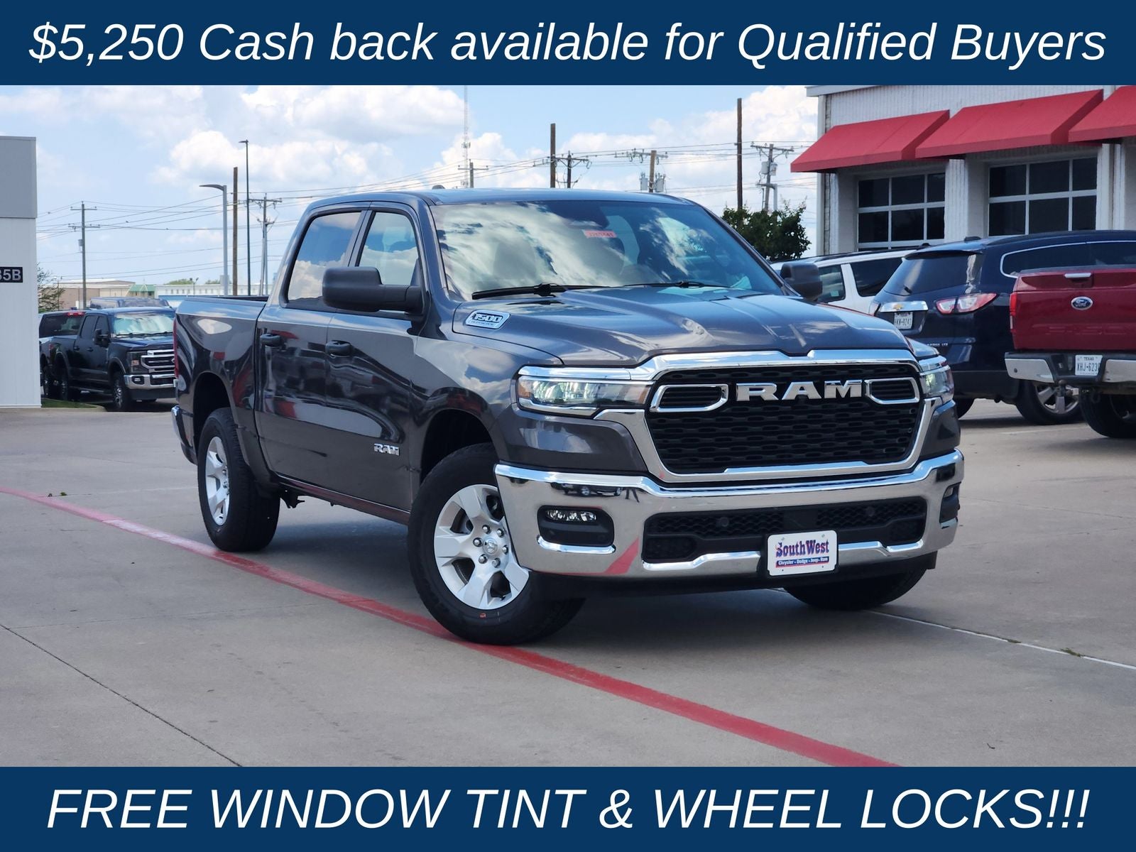 2026 RAM Ram 1500 RAM 1500 LONE STAR CREW CAB 4X2 5'7' BOX