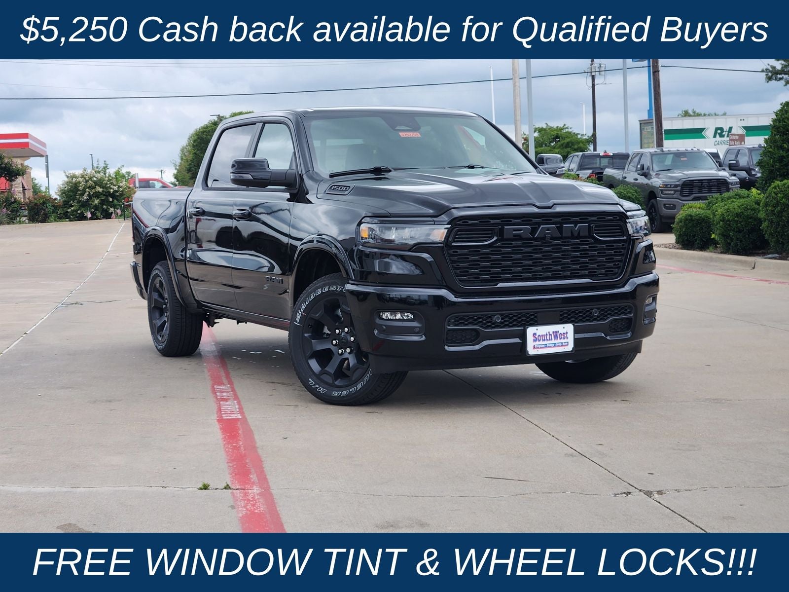 2026 RAM Ram 1500 RAM 1500 LONE STAR CREW CAB 4X4 5'7' BOX
