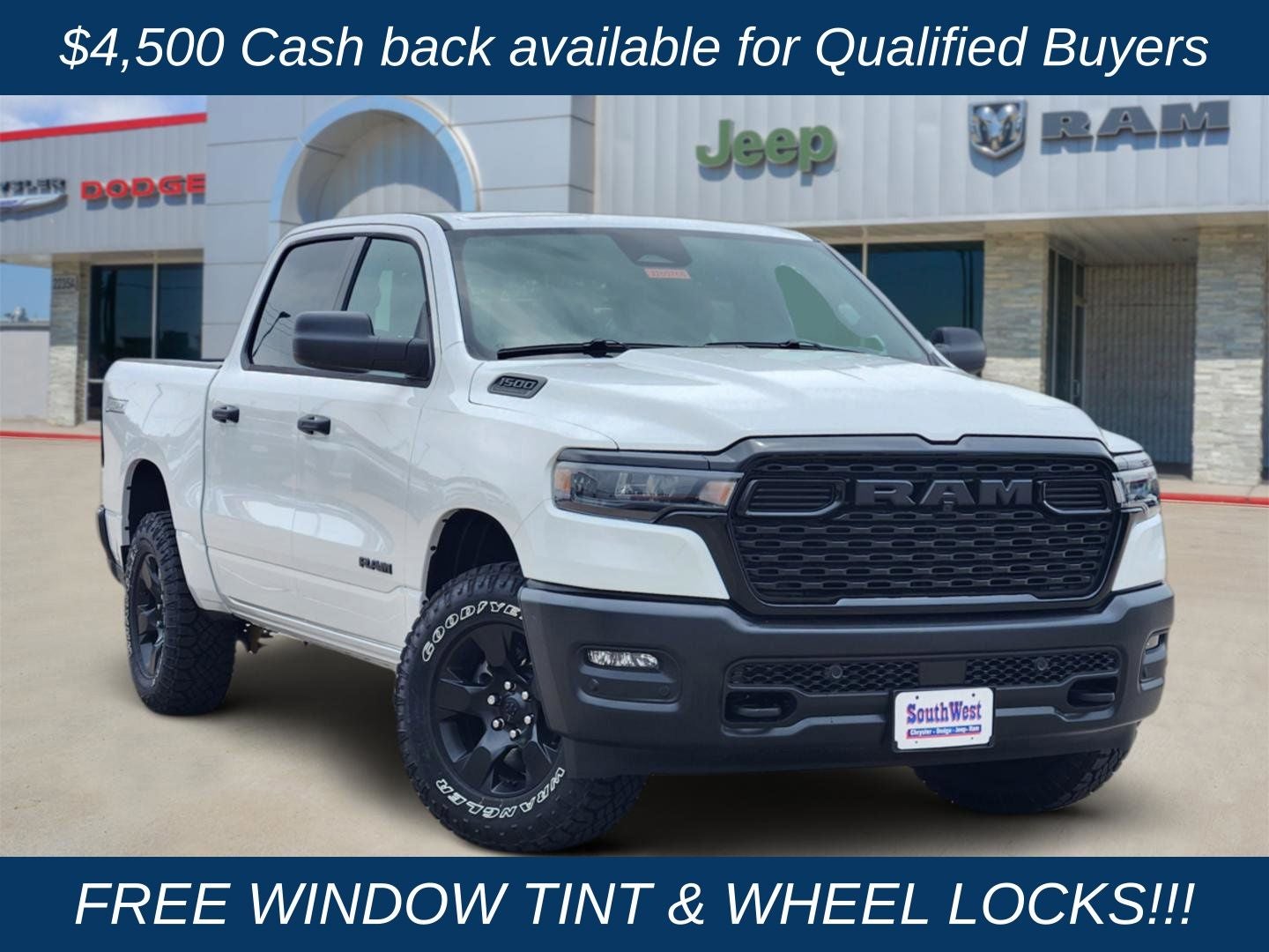 2026 RAM Ram 1500 RAM 1500 WARLOCK CREW CAB 4X4 5'7' BOX