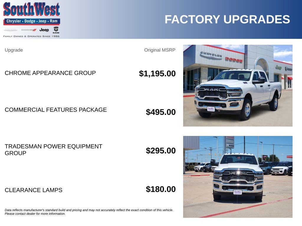 2026 RAM Ram 2500 RAM 2500 TRADESMAN CREW CAB 4X4 6'4' BOX