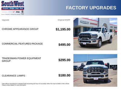 2026 RAM Ram 2500 RAM 2500 TRADESMAN CREW CAB 4X4 6'4' BOX