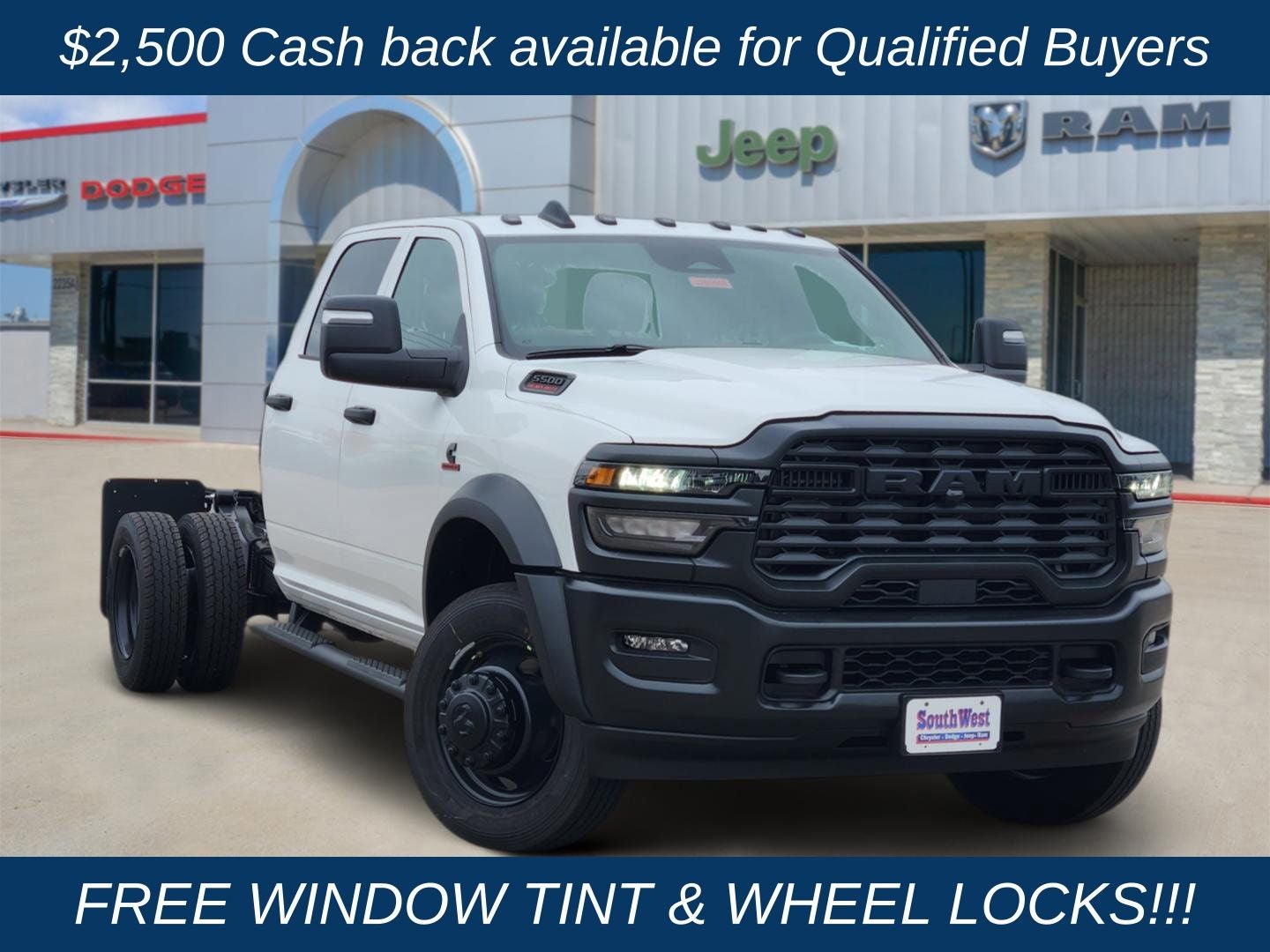 2026 RAM Ram 5500 Chassis Cab RAM 5500 TRADESMAN CHASSIS CREW CAB 4X4 60' CA