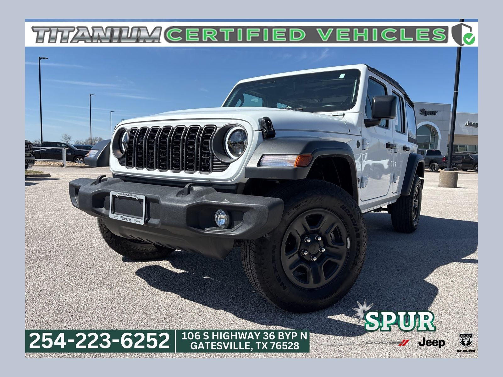 2025 Jeep Wrangler 4-Door Sport 4x4