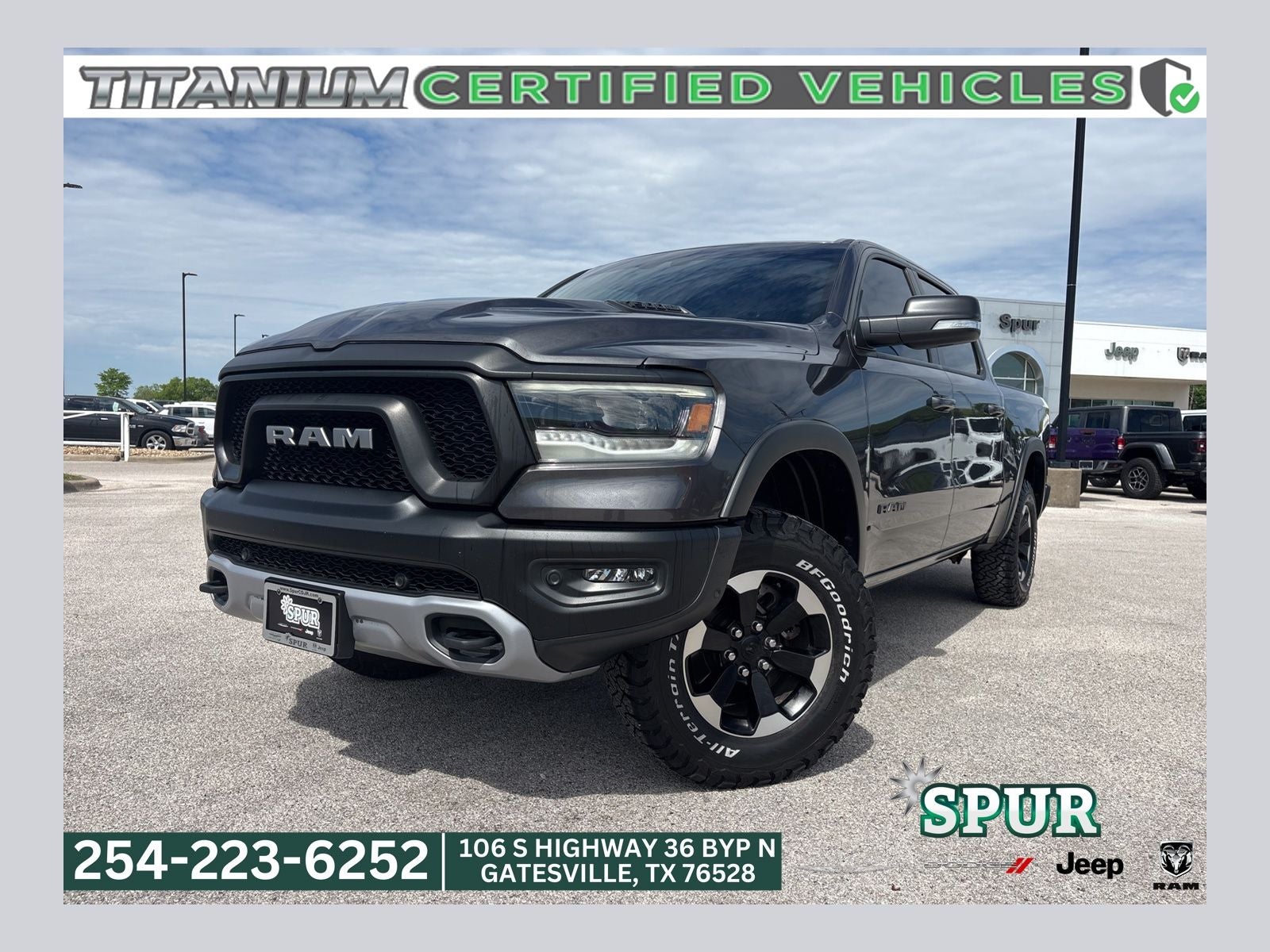 2021 RAM Ram 1500 Rebel Crew Cab 4x4 5'7' Box