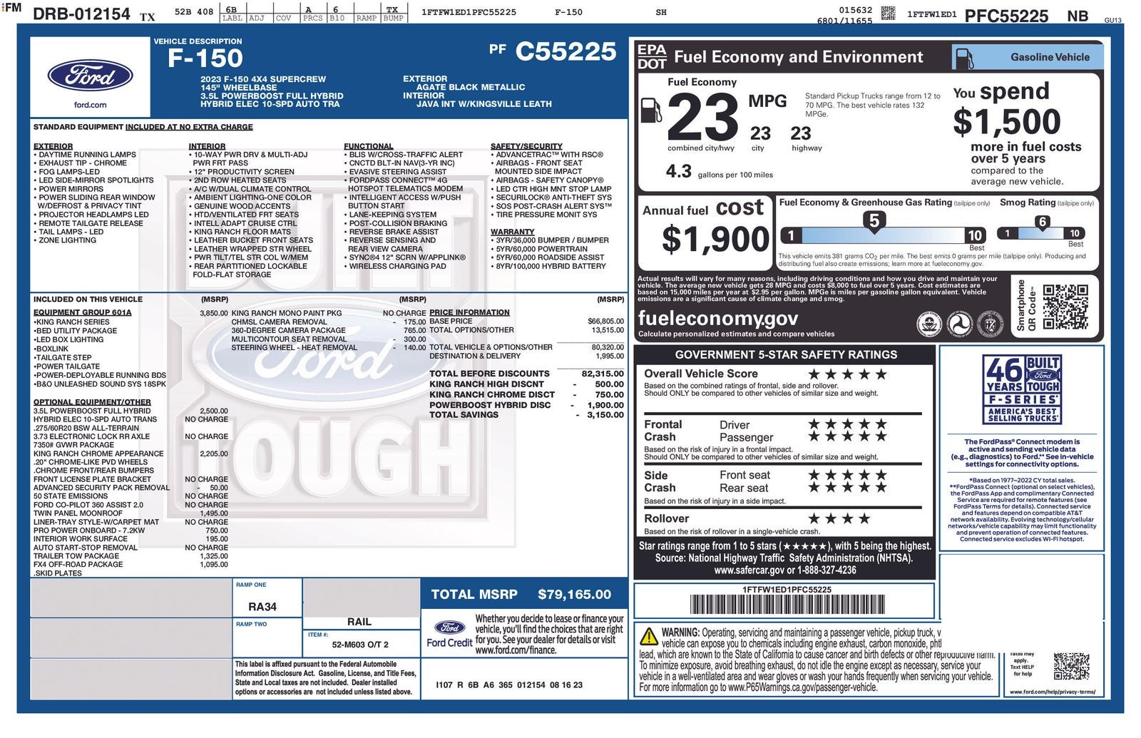 2023 Ford F-150 King Ranch®