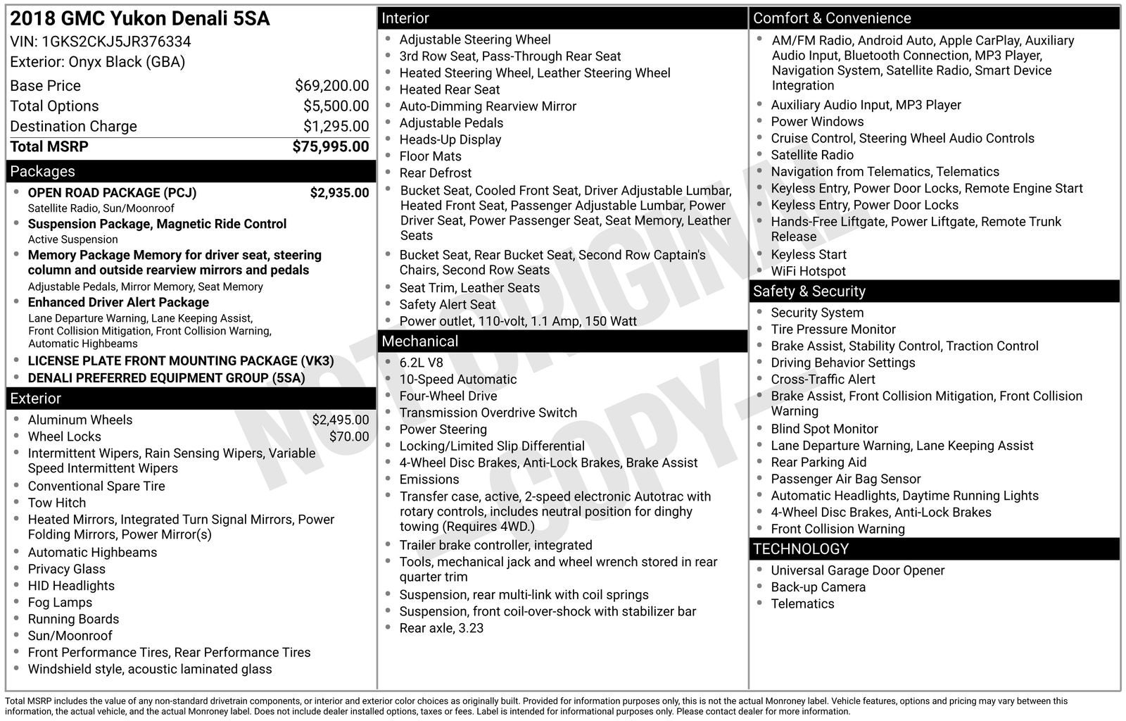 2018 GMC Yukon Denali