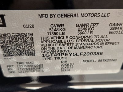2020 GMC Sierra 2500 HD AT4