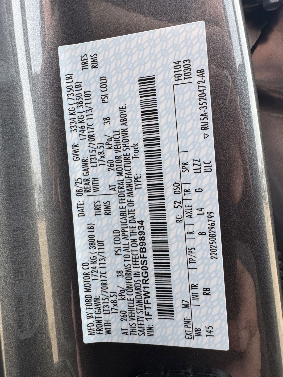 2025 Ford F-150 Raptor