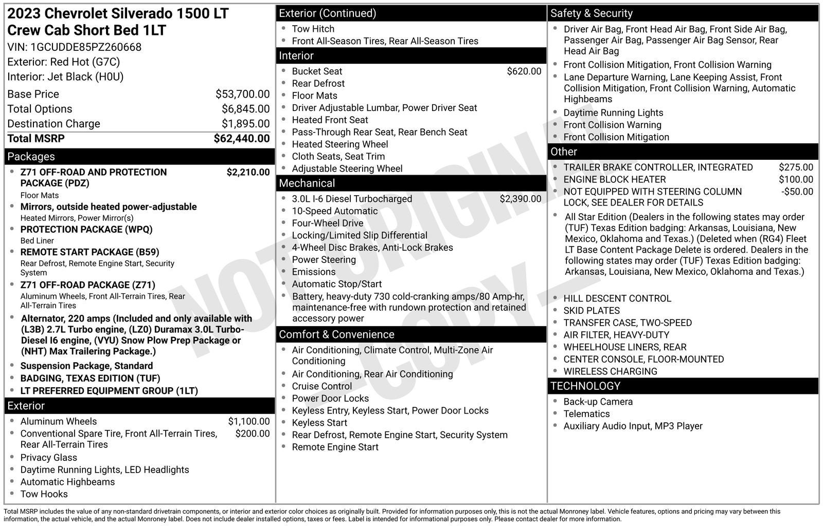 2023 Chevrolet Silverado 1500 LT