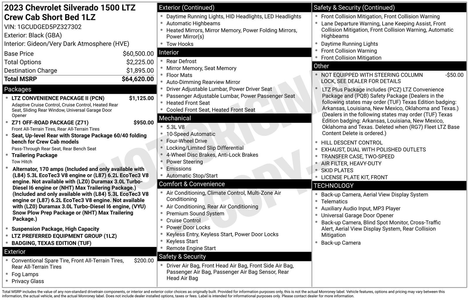 2023 Chevrolet Silverado 1500 LTZ