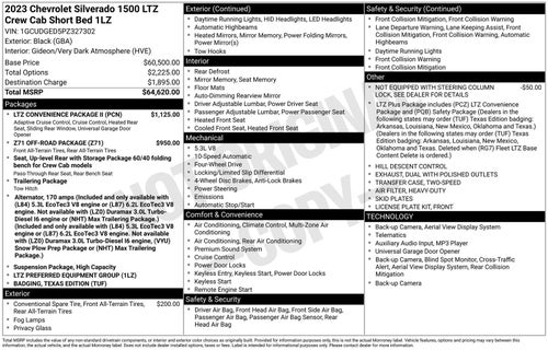 2023 Chevrolet Silverado 1500 LTZ