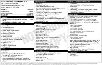 2023 Chevrolet Traverse LS