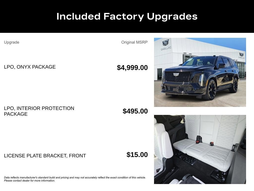 2026 Cadillac Escalade V-Series