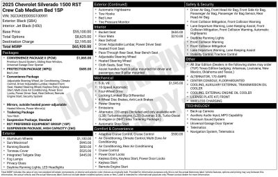 2025 Chevrolet Silverado 1500 RST