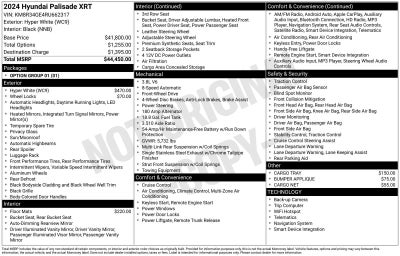 2024 Hyundai Palisade XRT