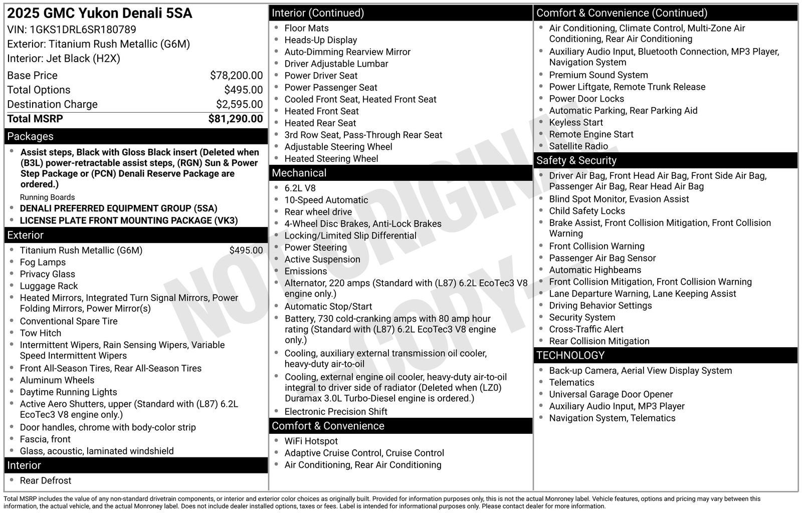 2025 GMC Yukon Denali