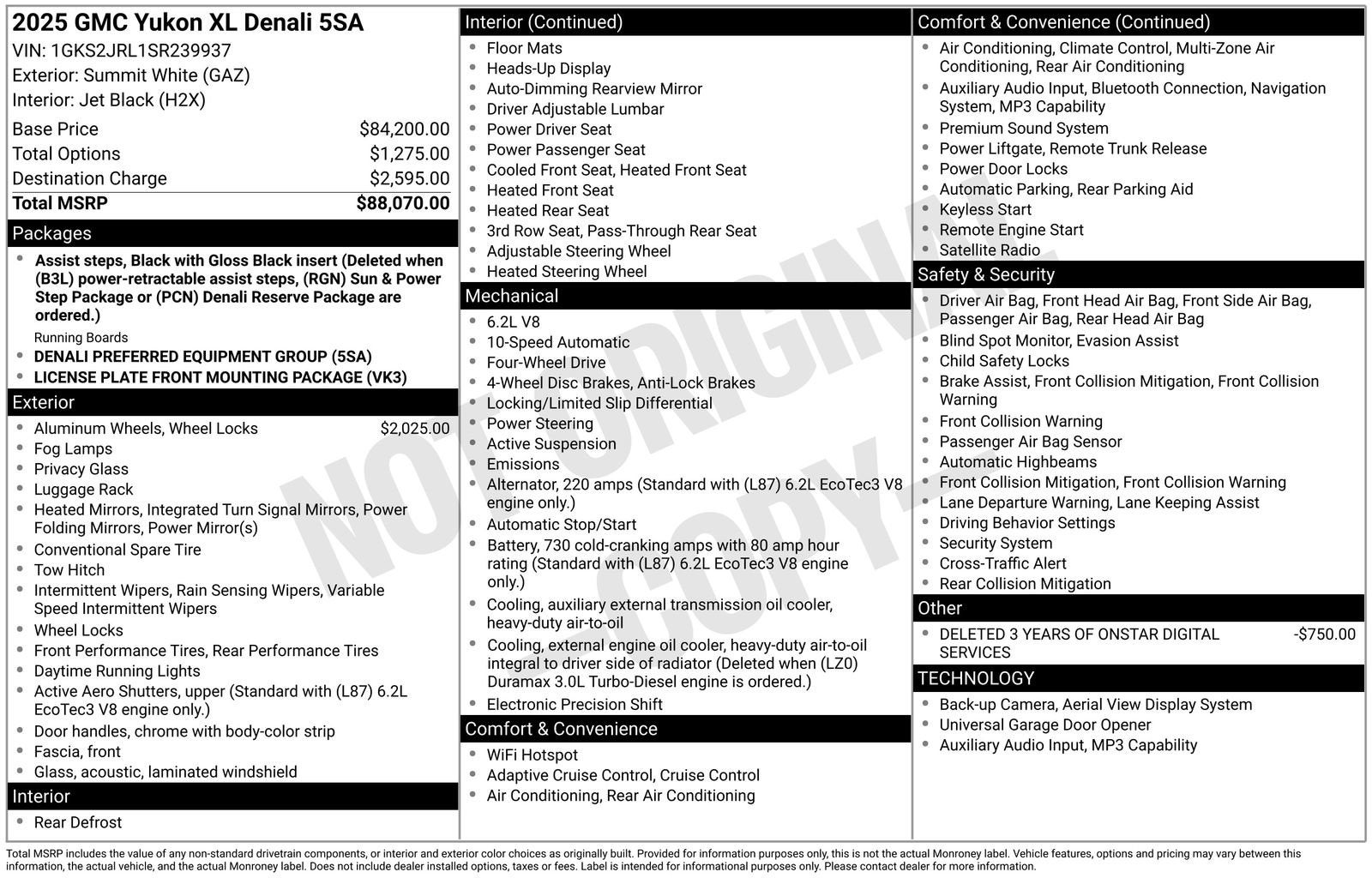2025 GMC Yukon XL Denali