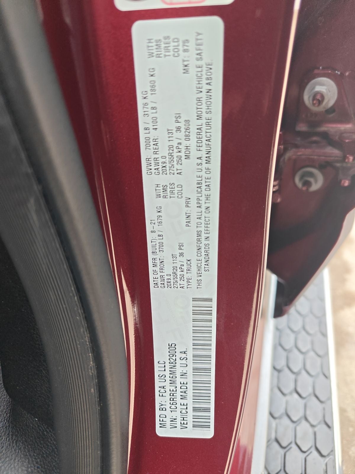 2021 RAM 1500 Laramie