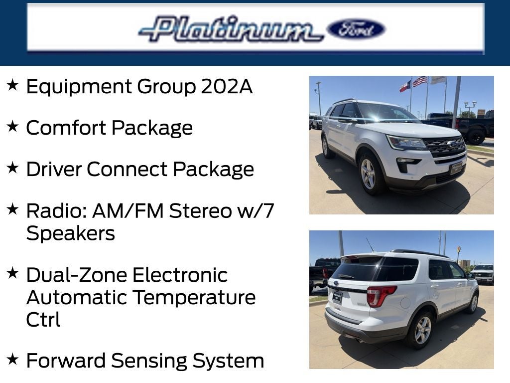 2018 Ford Explorer XLT