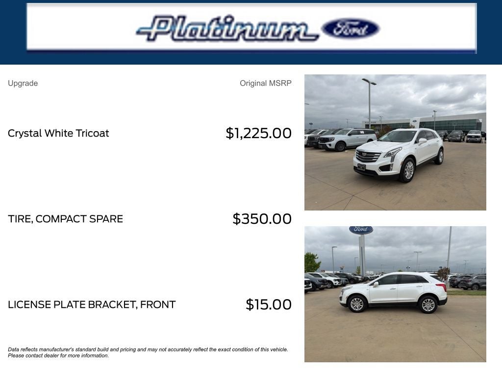 2019 Cadillac XT5 Base