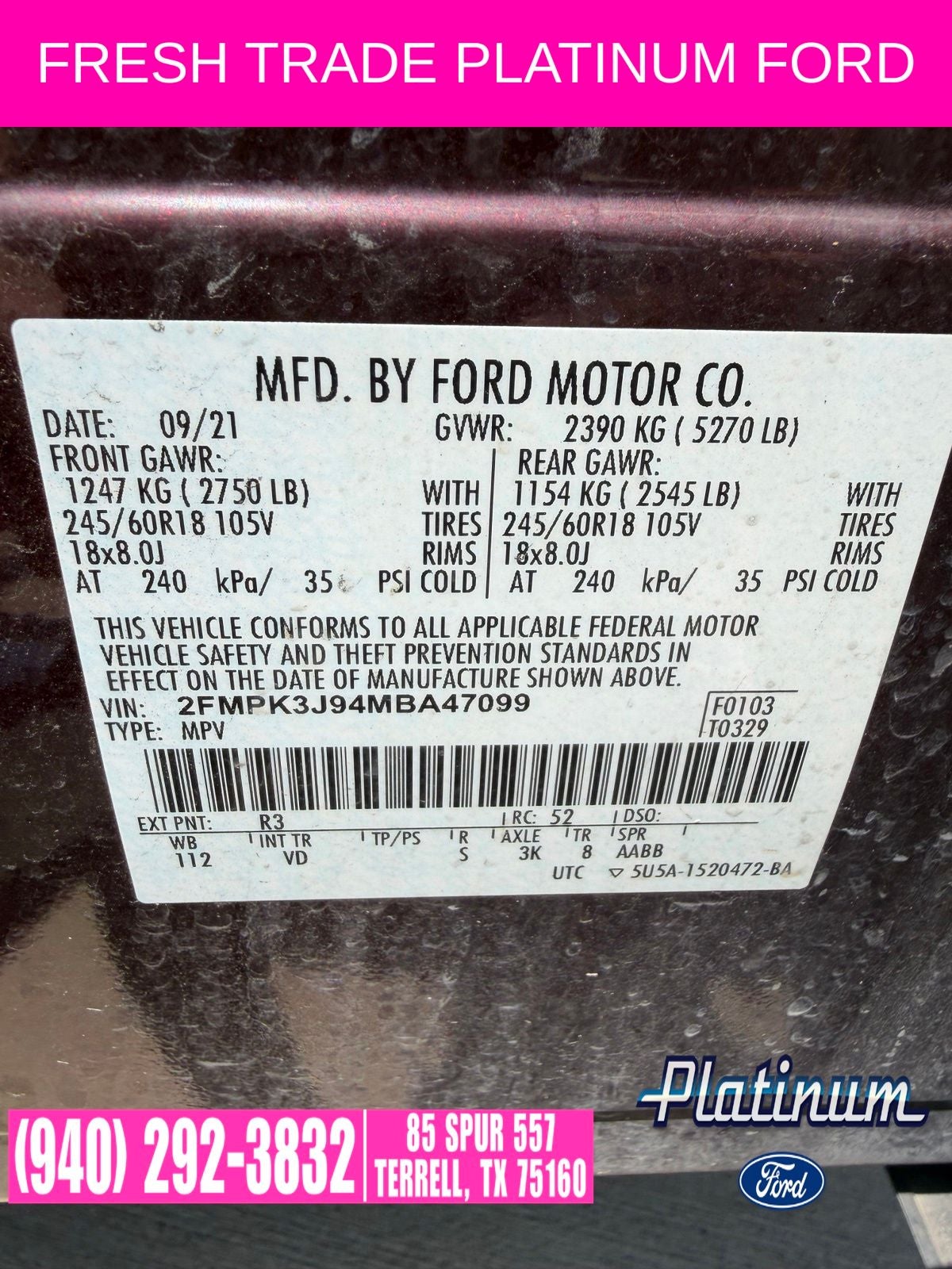 2021 Ford Edge SEL