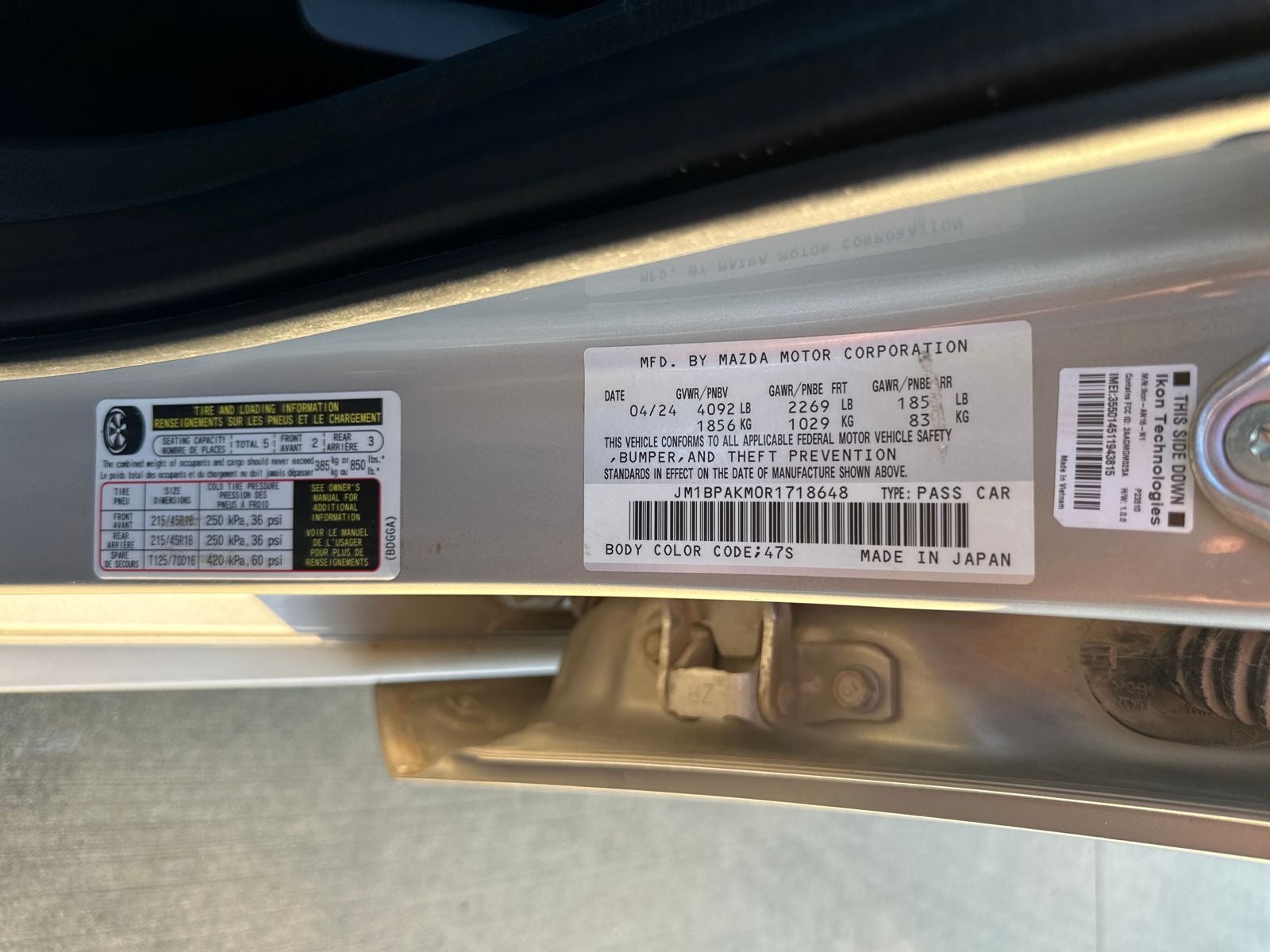 2024 Mazda Mazda3 2.5 S Select Sport