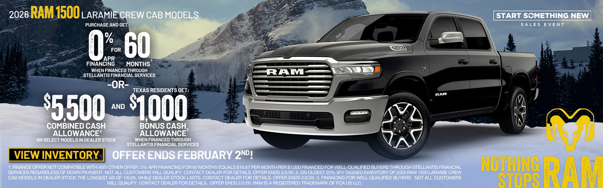 2026 Ram 1500 Laramie!