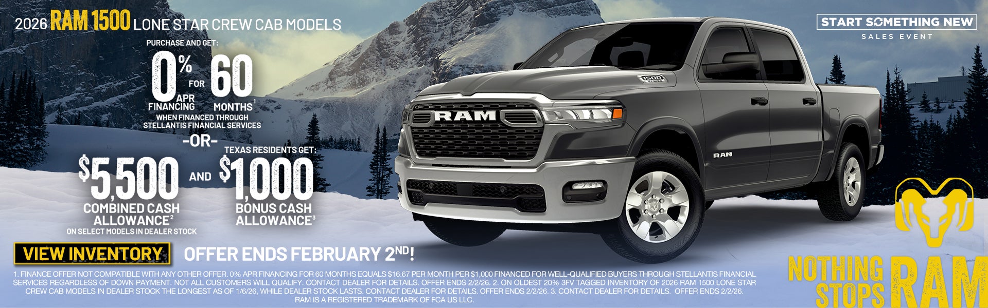 2026 Ram 1500 Lone Star!