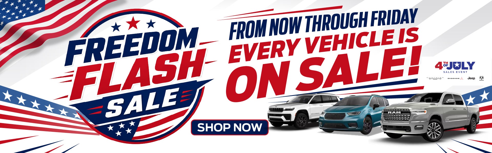Freedom Flash Sale! Starts NOW!