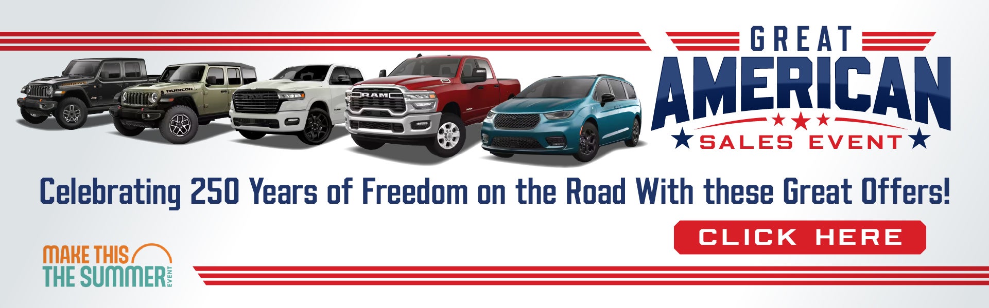 GREAT AMERICAN SALES EVENT!